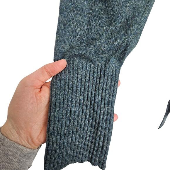 Adrienne Vittadini Womens 100% Cashmere Sweater Cowl Neck Size L Quiet Luxury - Picture 4 of 8